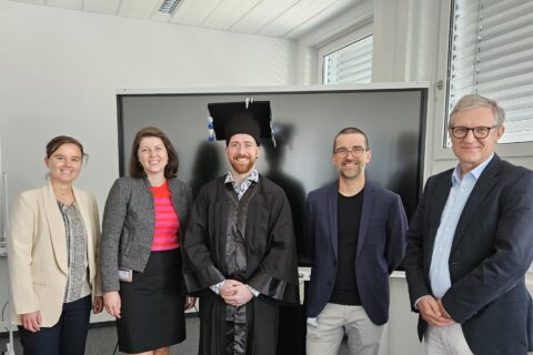 Towards entry "We have a new doctor! Paul Scheikl successfully defends his thesis."